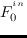 $F_{0}^{in}=frac{S_{0}}{4}$