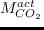 $CO_{2}^{act}$