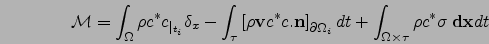 $\delta {\cal M}$
