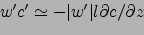 \begin{displaymath}
- \frac{\partial c^*}{\partial t}-{\bf v}.{\mbox{\bf grad}}\...
...z}
\left(\rho K_z \frac{\partial c^*}{\partial z}\right)
= \mu
\end{displaymath}