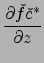 $\displaystyle \frac{\partial c}{\partial t}+{\bf v}.{\mbox{\bf grad}} c
+\frac{1}{\rho}\frac{\partial \hat{f}\left(\hat{c}-c\right)}{\partial z}=\sigma$