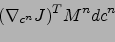 \begin{displaymath}
L^*={\left(M^{n}\right)}^{-1}{L}^T\Mnp1
\end{displaymath}