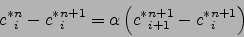 \begin{displaymath}
R_{i,i+1}=\frac{U_{i+1/2}}{{{m_i}^{n}}}=\frac{{{m_{i+1}}^{n+1}}}{{{m_i}^{n}}}L_{i+1,i}
\end{displaymath}