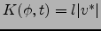 $l\vert v^*\vert$