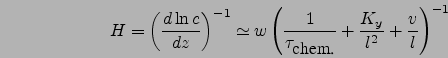 $h^2/K_z$