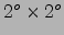$2^o\times 2^o$