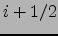 $i+1/2$