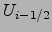 $U_{i-1/2}$