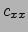 $c_{xx}$