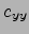 $c_{yy}$