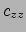 $c_{zz}$