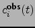 $c^{\mbox{\footnotesize obs}}_i(t)$