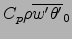 $C_p\rho\overline{w'\theta'}_0$