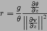 \begin{displaymath}
r=\frac{g}{\theta}\frac{\frac{\partial \theta }{\partial z} ...
...frac{\partial {\bf v} }{\partial z} \right\vert\right\vert}^2}
\end{displaymath}