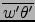 $\overline {w'\theta '}$