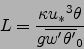 \begin{displaymath}
L=\frac{\kappa {u_*}^3 \theta}{g{\overline{w'\theta'}}_0}
\end{displaymath}