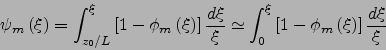 \begin{displaymath}
\psi_m\left(\xi\right)=\int_{z_0/L}^{\xi}\left[1-\phi_m\left...
...0 }^{\xi}\left[1-\phi_m\left(\xi\right)\right]\frac{d\xi}{\xi}
\end{displaymath}