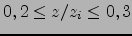 $0,2\le z/z_i \le 0,3$