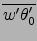 $\overline{w'\theta_0'}$