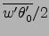 $\overline{w'\theta'_0}/2$
