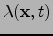 $\lambda\left(\gamma,t\right)$