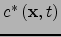 \begin{displaymath}
{\cal M}=\int_{\Omega\times\tau} \rho \mu c {\bf dx}dt
=\int_{\Omega\times\tau} \rho \sigma c^* {\bf dx}dt
\end{displaymath}
