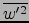 $\overline{w'^2}$