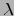 $\lambda $