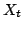 $X_t$