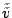 $\tilde{\tilde{v}}$